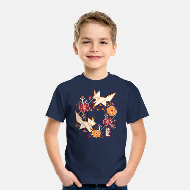 Origami Foxes-Youth-Basic-Tee-NemiMakeit
