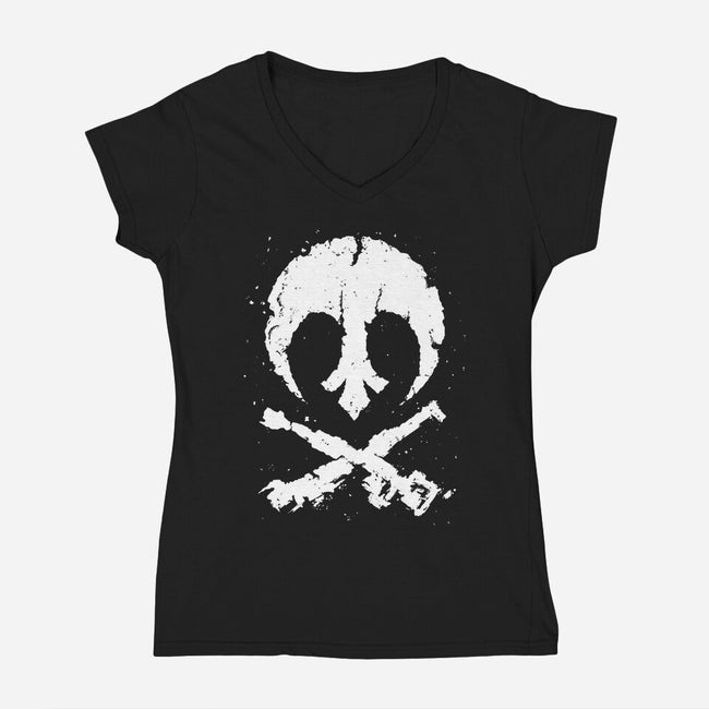 Kade‘s Symbol-Womens-V-Neck-Tee-CappO