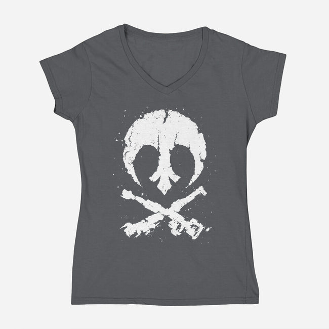 Kade‘s Symbol-Womens-V-Neck-Tee-CappO