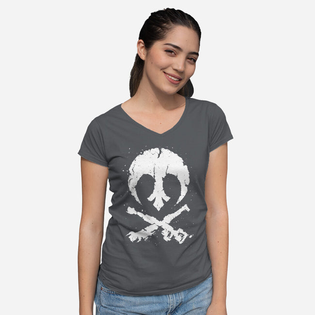 Kade‘s Symbol-Womens-V-Neck-Tee-CappO