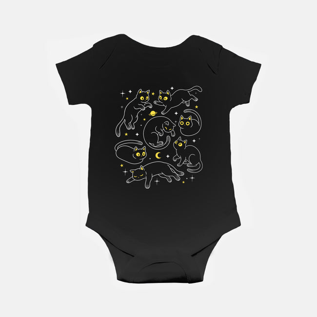 Space Cats-Baby-Basic-Onesie-Eoli Studio