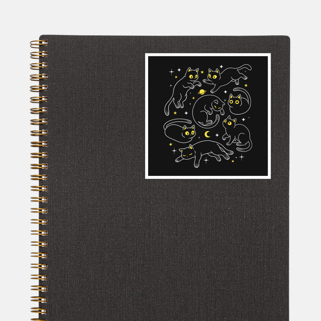 Space Cats-None-Glossy-Sticker-Eoli Studio
