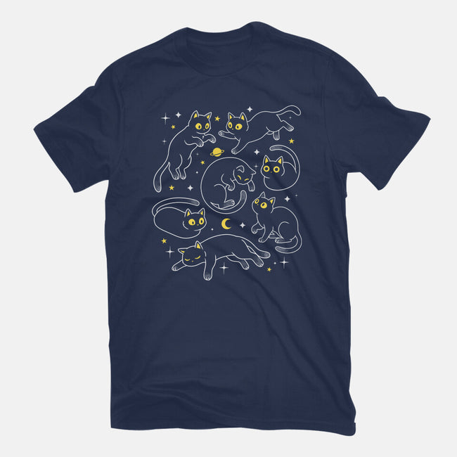 Space Cats-Mens-Heavyweight-Tee-Eoli Studio