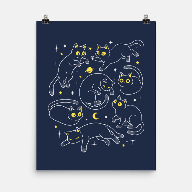 Space Cats-None-Matte-Poster-Eoli Studio
