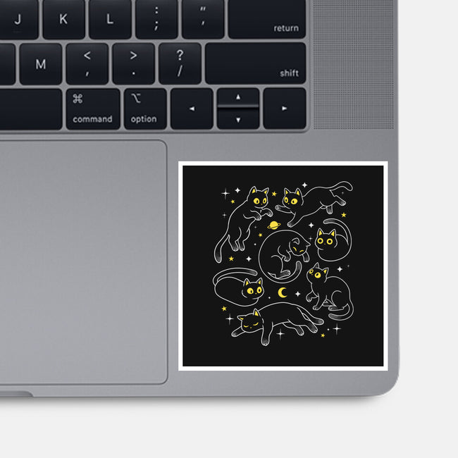Space Cats-None-Glossy-Sticker-Eoli Studio
