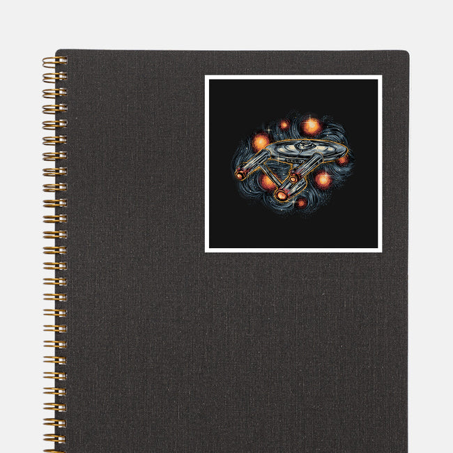 The Stars Is Waiting For Us-None-Glossy-Sticker-glitchygorilla