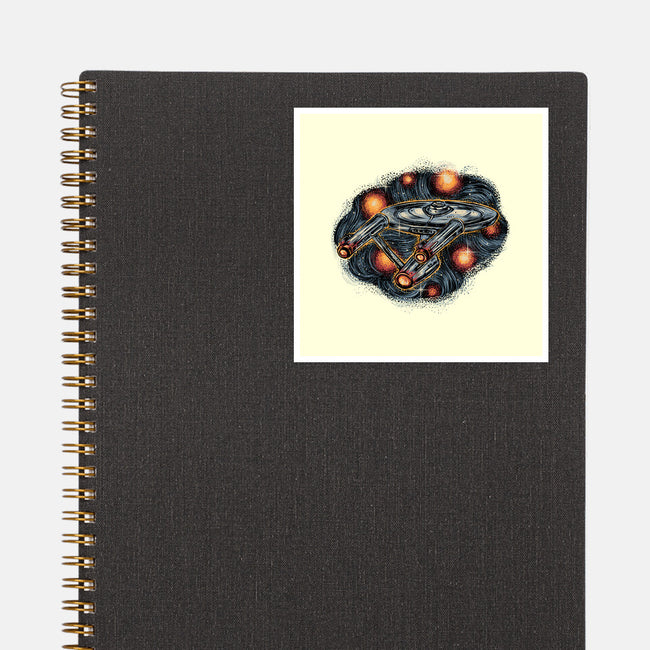 The Stars Is Waiting For Us-None-Glossy-Sticker-glitchygorilla