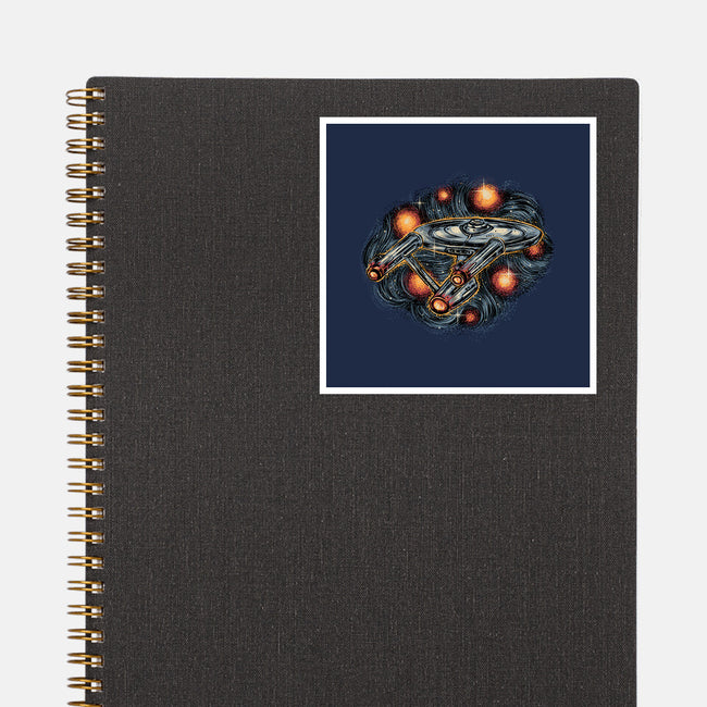 The Stars Is Waiting For Us-None-Glossy-Sticker-glitchygorilla