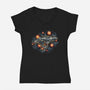 The Stars Is Waiting For Us-Womens-V-Neck-Tee-glitchygorilla