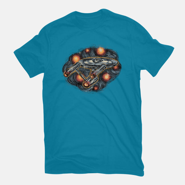 The Stars Is Waiting For Us-Womens-Basic-Tee-glitchygorilla
