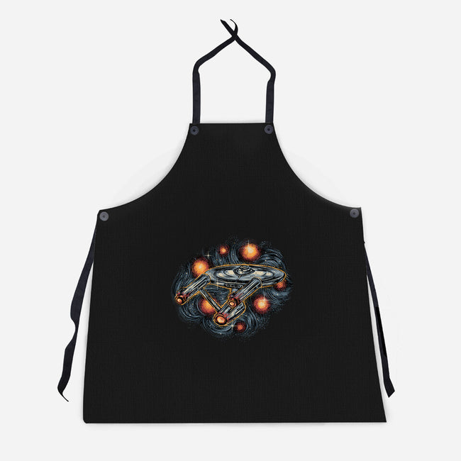 The Stars Is Waiting For Us-Unisex-Kitchen-Apron-glitchygorilla