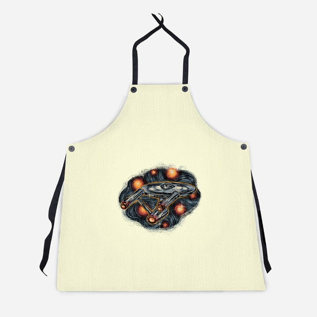 The Stars Is Waiting For Us-Unisex-Kitchen-Apron-glitchygorilla