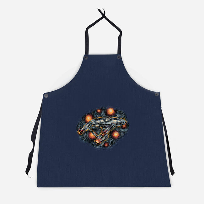 The Stars Is Waiting For Us-Unisex-Kitchen-Apron-glitchygorilla