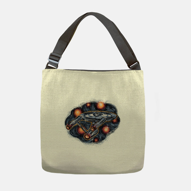 The Stars Is Waiting For Us-None-Adjustable Tote-Bag-glitchygorilla