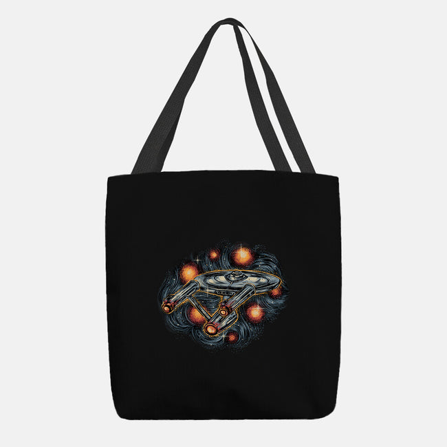 The Stars Is Waiting For Us-None-Basic Tote-Bag-glitchygorilla