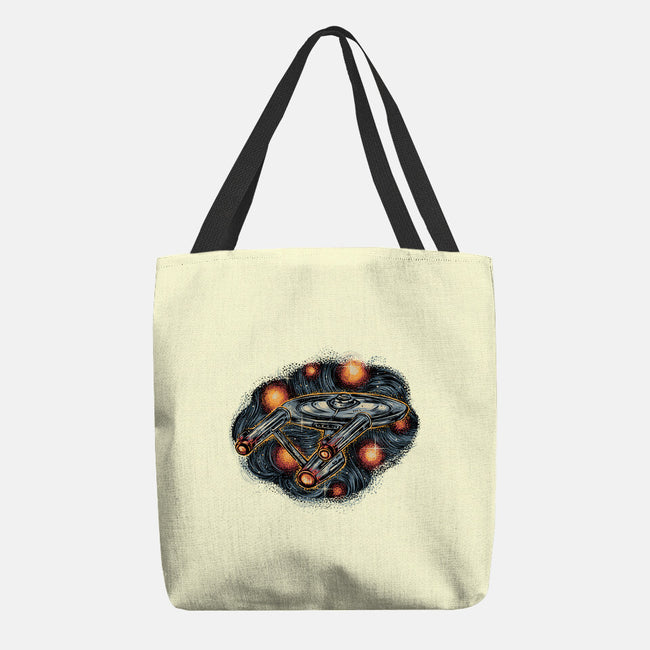 The Stars Is Waiting For Us-None-Basic Tote-Bag-glitchygorilla
