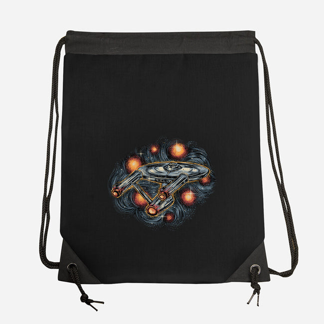 The Stars Is Waiting For Us-None-Drawstring-Bag-glitchygorilla