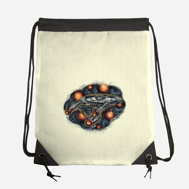 The Stars Is Waiting For Us-None-Drawstring-Bag-glitchygorilla