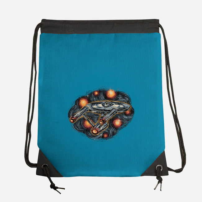The Stars Is Waiting For Us-None-Drawstring-Bag-glitchygorilla