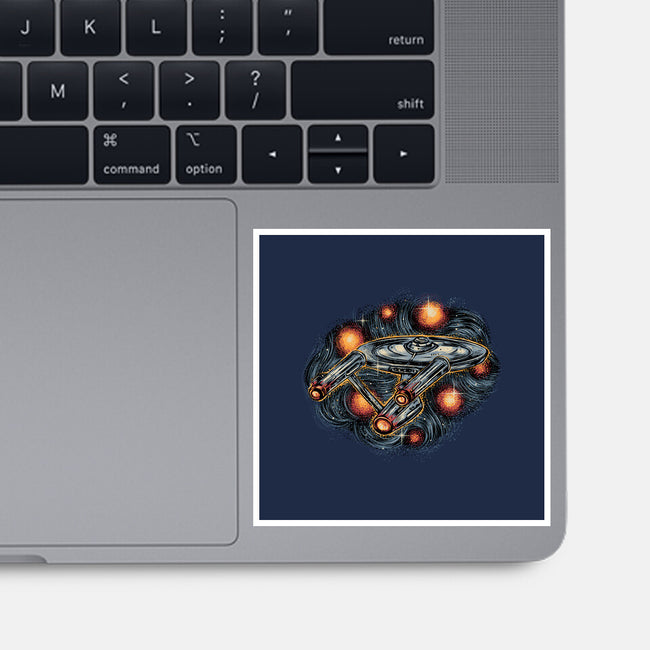 The Stars Is Waiting For Us-None-Glossy-Sticker-glitchygorilla