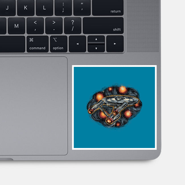 The Stars Is Waiting For Us-None-Glossy-Sticker-glitchygorilla