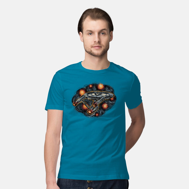 The Stars Is Waiting For Us-Mens-Premium-Tee-glitchygorilla