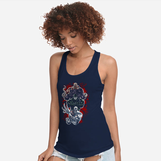 Stalkers Horror-Womens-Racerback-Tank-Diego Oliver