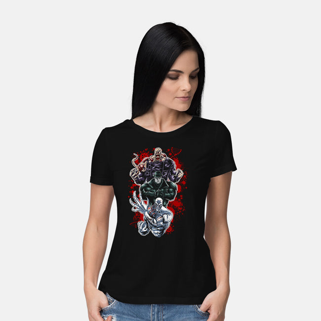 Stalkers Horror-Womens-Basic-Tee-Diego Oliver