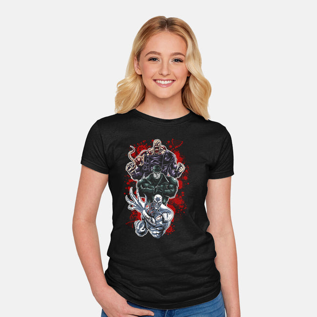 Stalkers Horror-Womens-Fitted-Tee-Diego Oliver