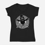 Movie Monster Cartoon-Womens-V-Neck-Tee-Studio Mootant