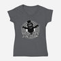 Movie Monster Cartoon-Womens-V-Neck-Tee-Studio Mootant