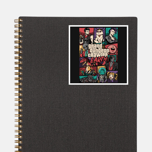 Crawler Game-None-Glossy-Sticker-Studio Mootant
