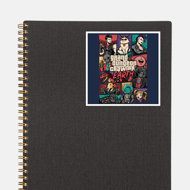Crawler Game-None-Glossy-Sticker-Studio Mootant