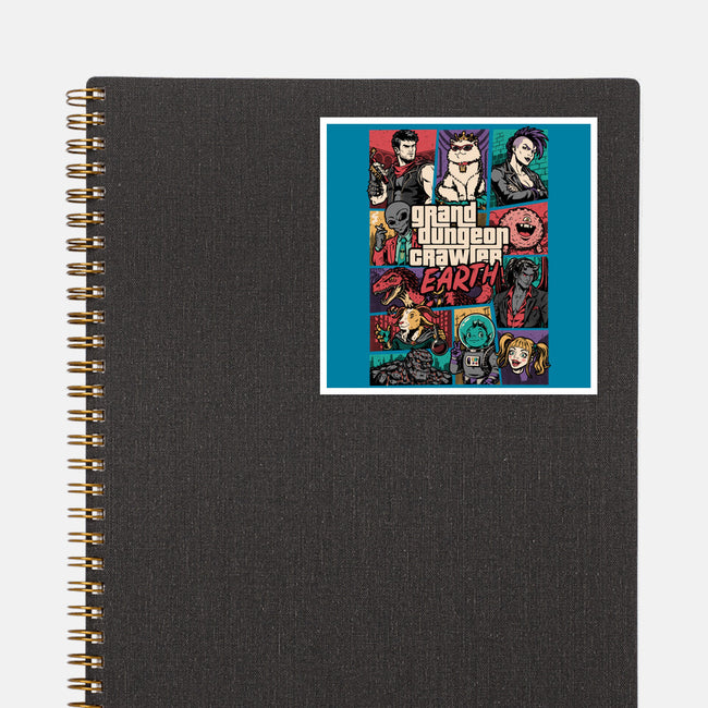 Crawler Game-None-Glossy-Sticker-Studio Mootant