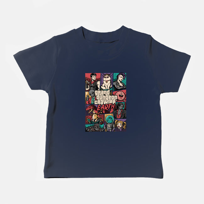 Crawler Game-Baby-Basic-Tee-Studio Mootant
