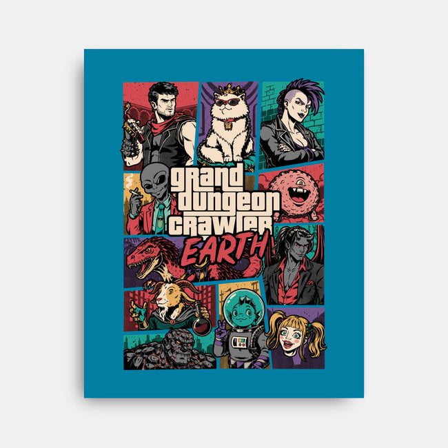 Crawler Game-None-Stretched-Canvas-Studio Mootant