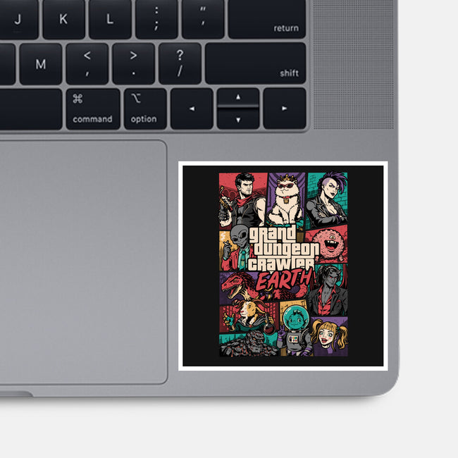 Crawler Game-None-Glossy-Sticker-Studio Mootant