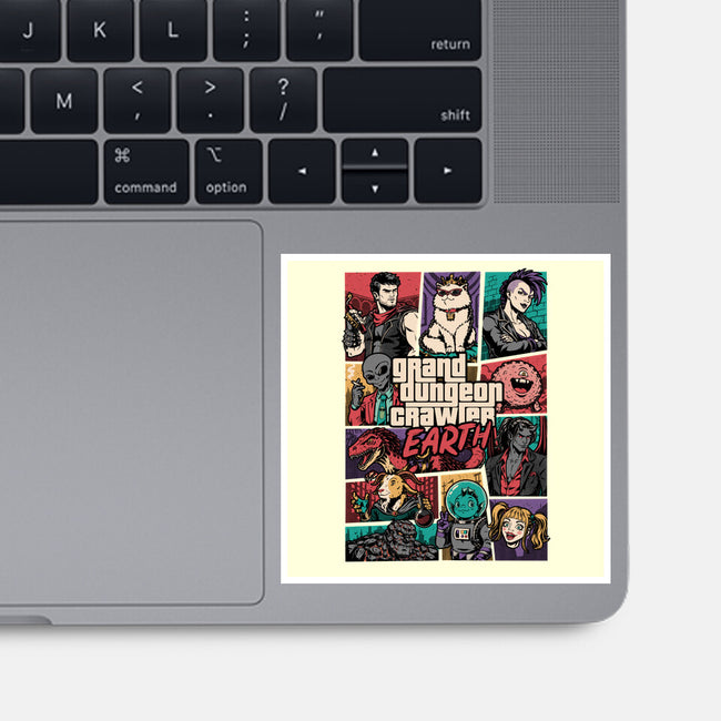 Crawler Game-None-Glossy-Sticker-Studio Mootant