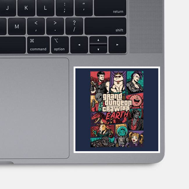 Crawler Game-None-Glossy-Sticker-Studio Mootant