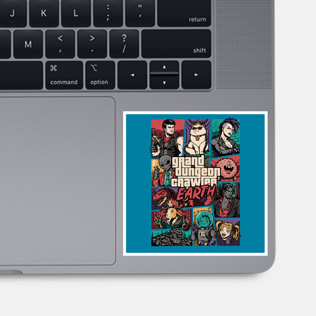 Crawler Game-None-Glossy-Sticker-Studio Mootant