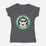 Crawler Coffee-Womens-V-Neck-Tee-Studio Mootant