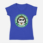 Crawler Coffee-Womens-V-Neck-Tee-Studio Mootant