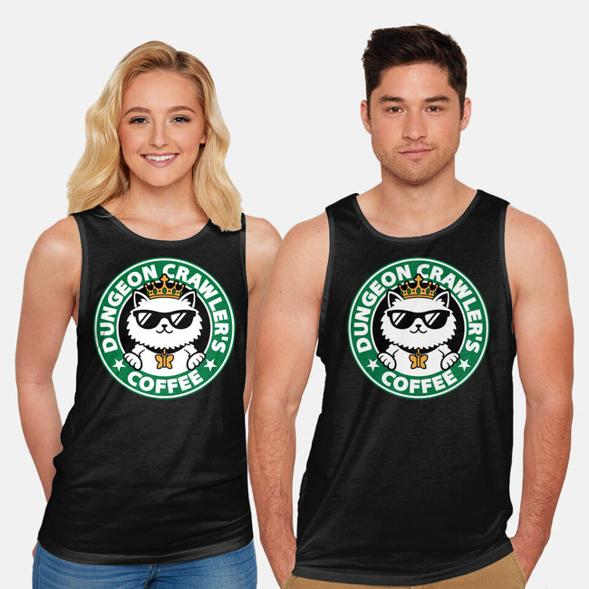 Crawler Coffee-Unisex-Basic-Tank-Studio Mootant