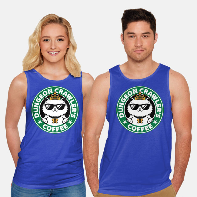 Crawler Coffee-Unisex-Basic-Tank-Studio Mootant