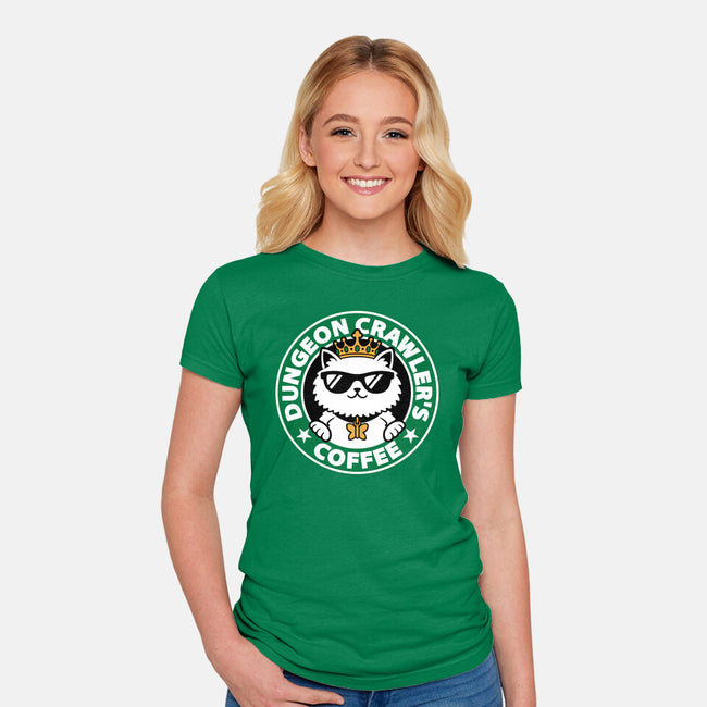Crawler Coffee-Womens-Fitted-Tee-Studio Mootant