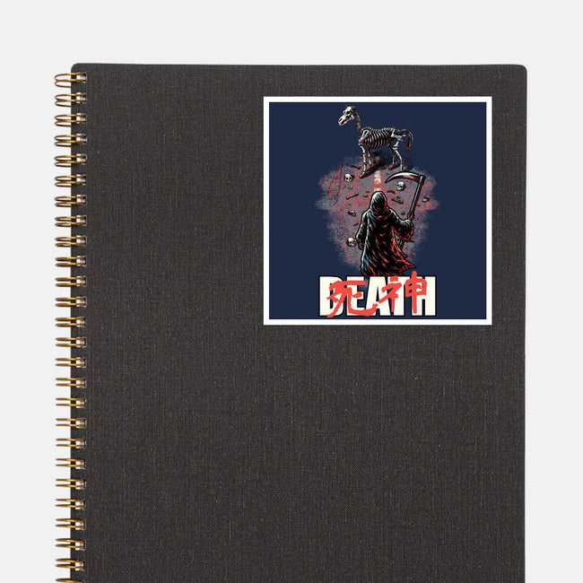 Death Rider Anime-None-Glossy-Sticker-Studio Mootant