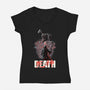 Death Rider Anime-Womens-V-Neck-Tee-Studio Mootant