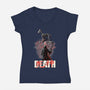 Death Rider Anime-Womens-V-Neck-Tee-Studio Mootant