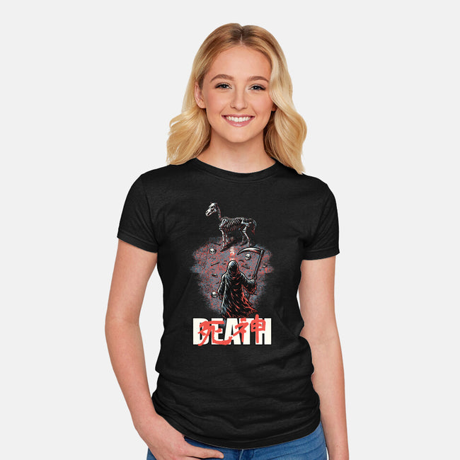 Death Rider Anime-Womens-Fitted-Tee-Studio Mootant