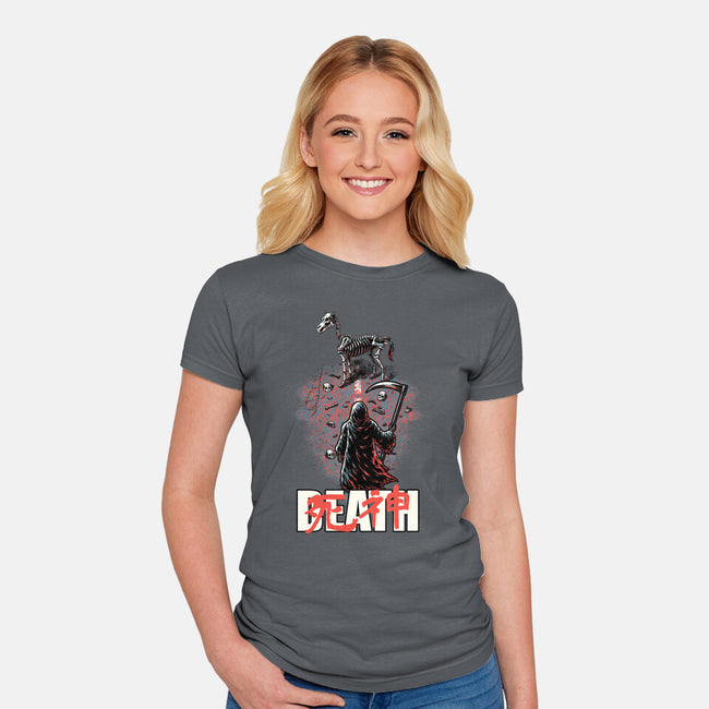 Death Rider Anime-Womens-Fitted-Tee-Studio Mootant